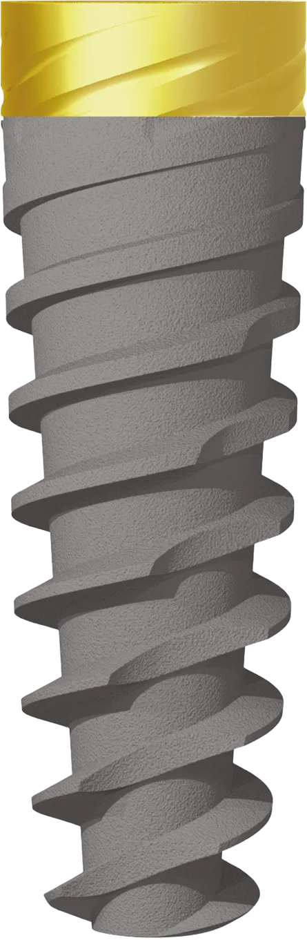 Implant dentar JD Evolution Plus cu guler anodizat, Ø3,7 mm, L11,5 mm — JDentalCare