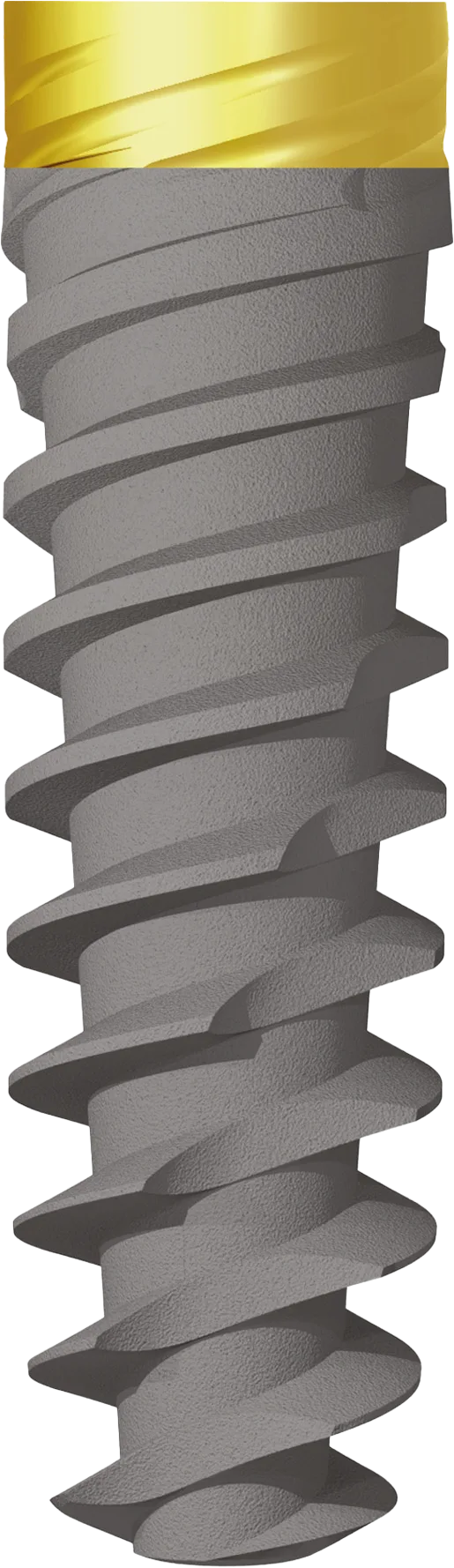 Implant dentar JD Evolution Plus cu guler anodizat, Ø4,3 mm, L15 mm — JDentalCare