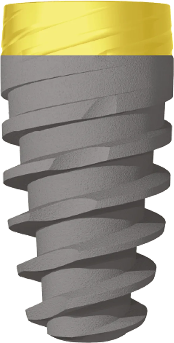 Implant dentar JD Evolution Plus cu guler anodizat, Ø5,0 mm, L10 mm — JDentalCare