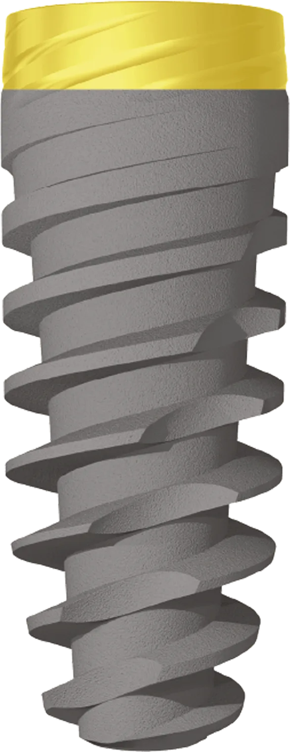 Implant dentar JD Evolution Plus cu guler anodizat, Ø5,0 mm, L13 mm — JDentalCare