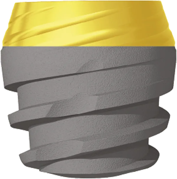 Implant dentar JD Evolution Plus cu guler anodizat, Ø6,0 mm, L6 mm — JDentalCare