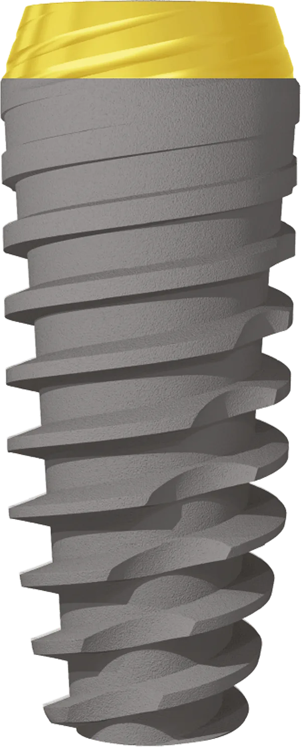 Implant dentar JD Evolution Plus cu guler anodizat, Ø6,0 mm, L15 mm — JDentalCare